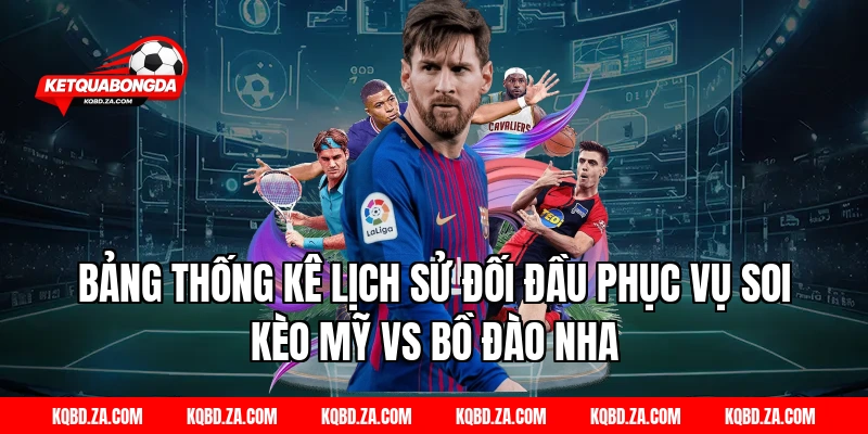 Bảng Thống Kê Lịch Sử Đối Đầu Phục Vụ Soi Kèo Mỹ Vs Bồ Đào Nha