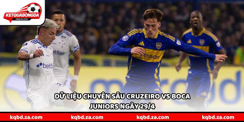 Dữ liệu chuyên sâu Cruzeiro vs Boca Juniors ngày 29/4