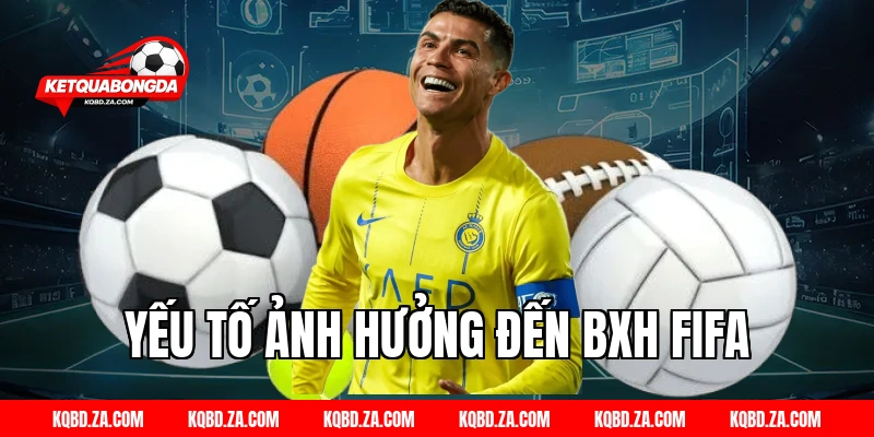 Yếu Tố Ảnh Hưởng Đến BXH FIFA